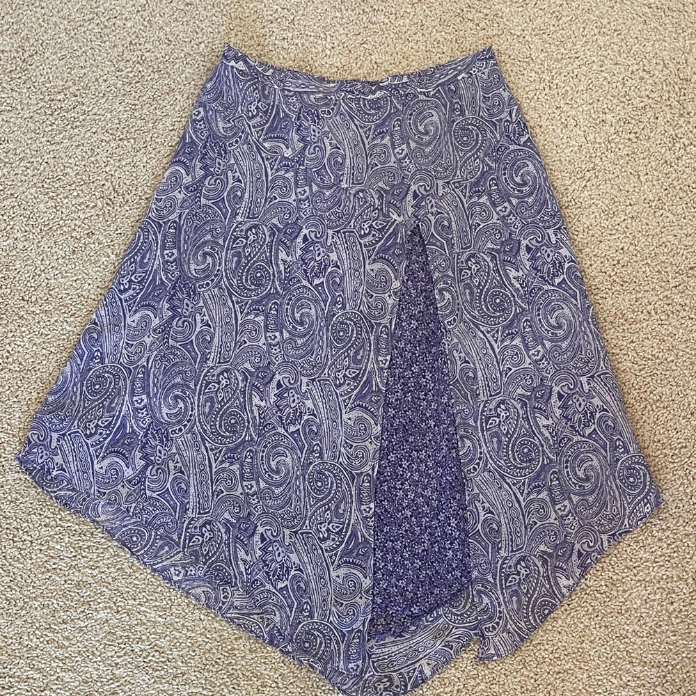 Vintage Purple Paisley Women's Skirt